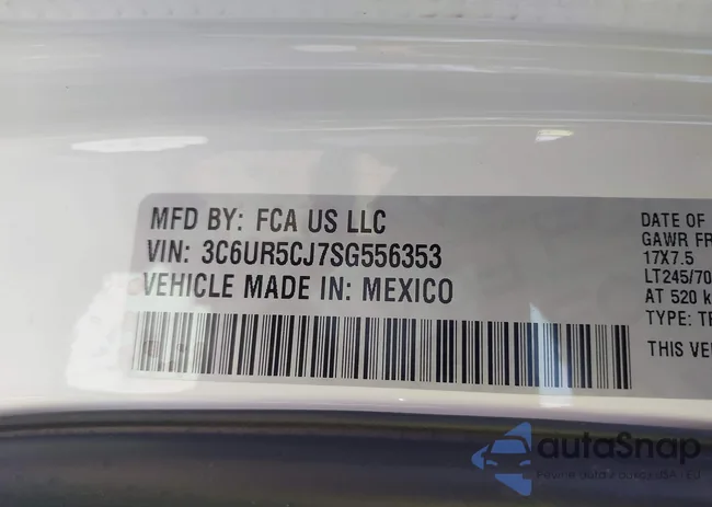 3C6UR5CJ7SG556353: 43027912