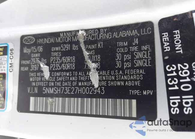 5NMSH73E27H002943: 43029768