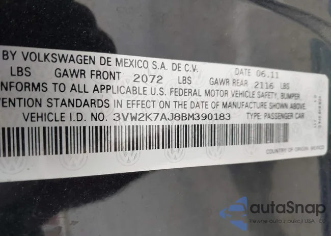 3VW2K7AJ8BM390183: 43030366