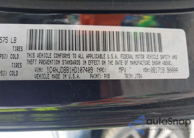 1C4NJDBB1HD107409: 43030383