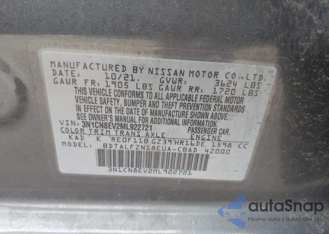 3N1CN8EV2ML922721: 43030429