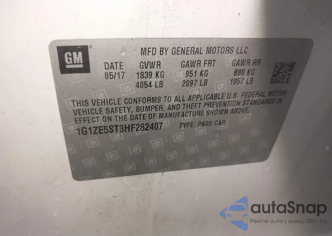 1G1ZE5ST3HF282407: 43029868