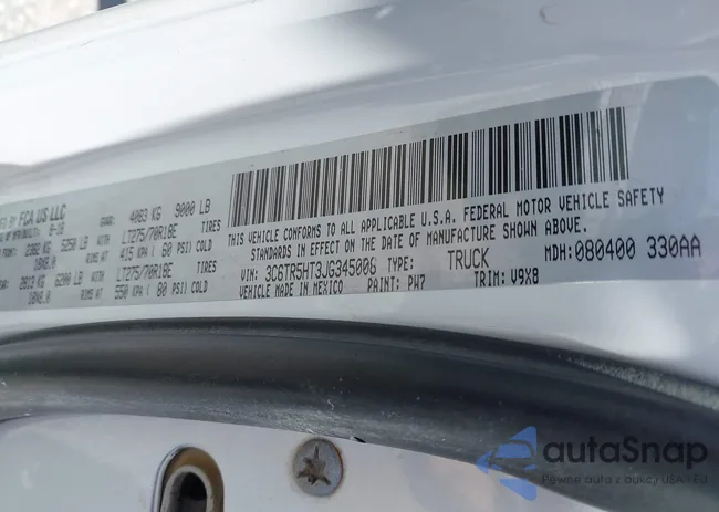 3C6TR5HT3JG345008: 43029877