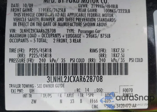 3LNHL2JCXAR628708: 43029958