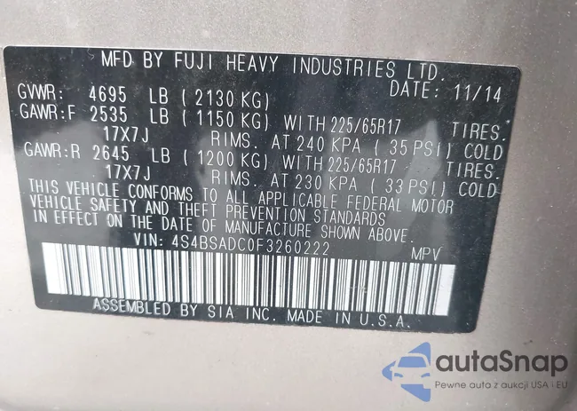 4S4BSADC0F3260222: 43029990