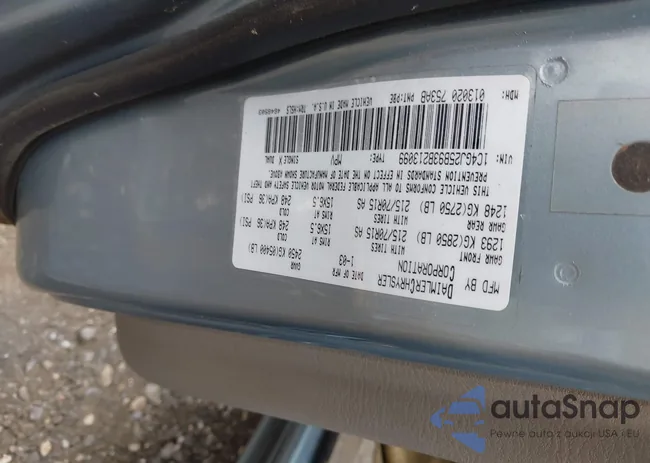 1C4GJ25B93B213099: 43030178