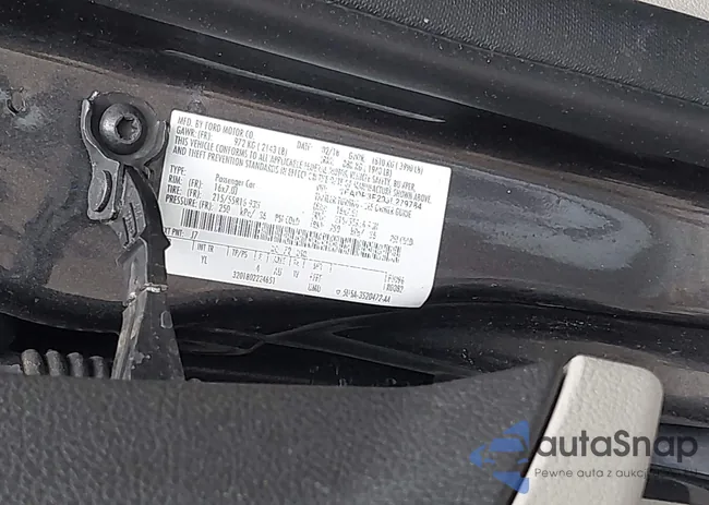 1FADP3F29JL279784: 43030181