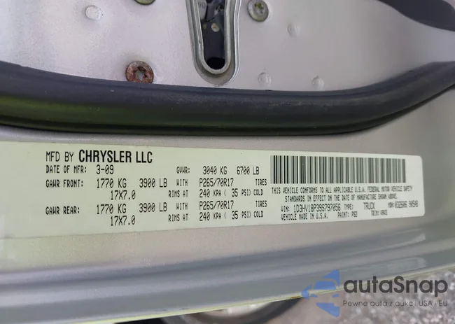 1D3HV18P39S797056: 43031321