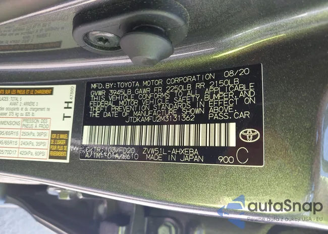 JTDKAMFU2M3131362: 43031388