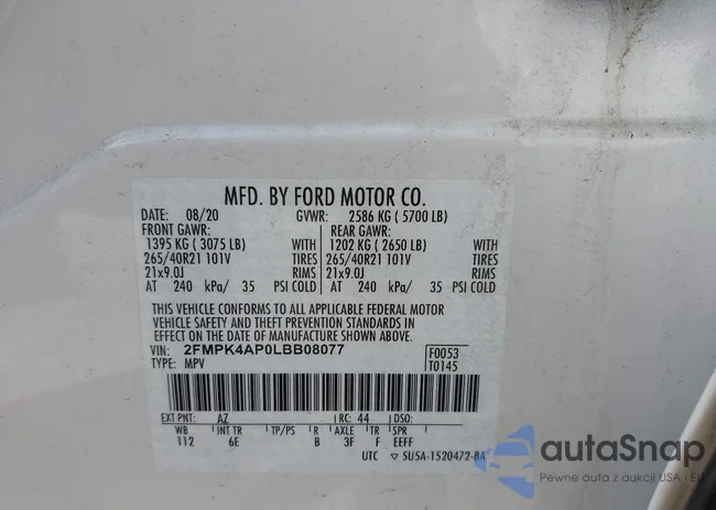 2FMPK4AP0LBB08077: 43031607