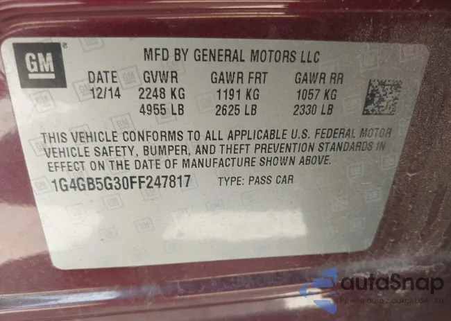 1G4GB5G30FF247817: 43031789