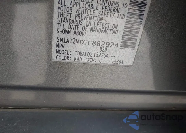 5N1AT2MTXFC882924: 43030899