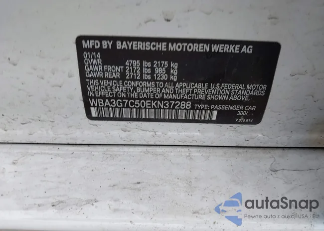 WBA3G7C50EKN37288: 43030906