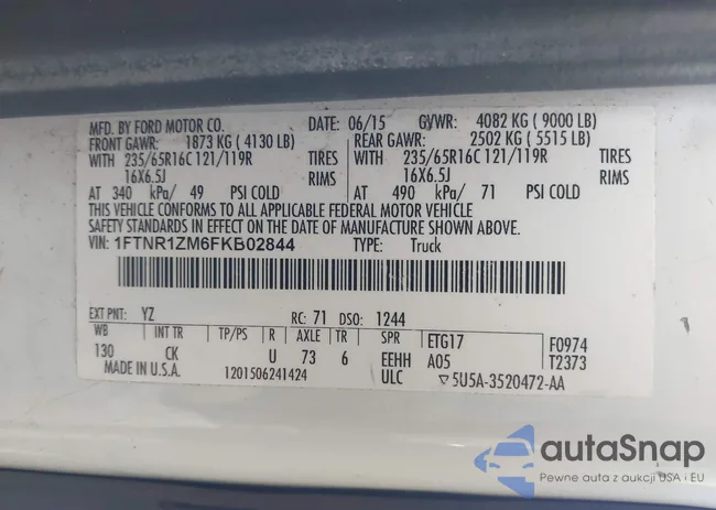 1FTNR1ZM6FKB02844: 43031062