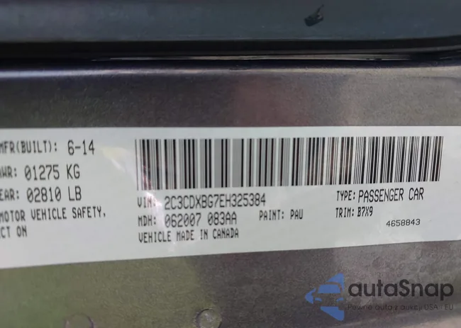 2C3CDXBG7EH325384: 43031175