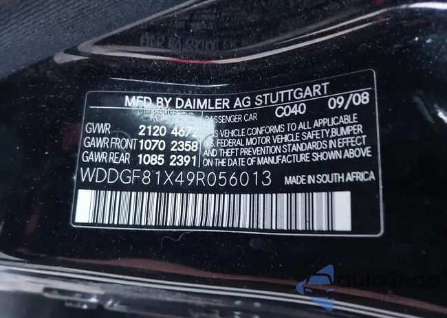 WDDGF81X49R056013: 43032552