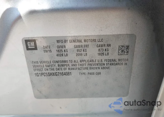 1G1PC5SHXG7164081: 43032635