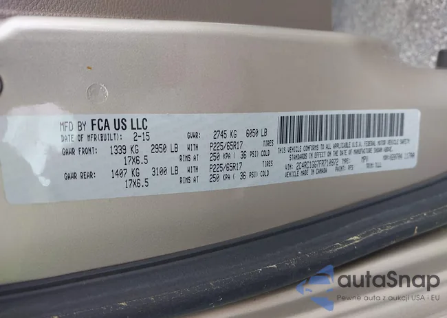 2C4RC1GG7FR710972: 43032653