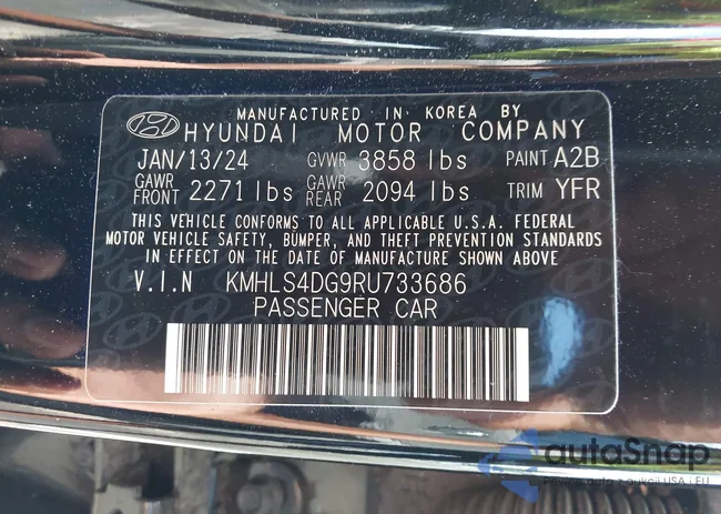 KMHLS4DG9RU733686: 43032815