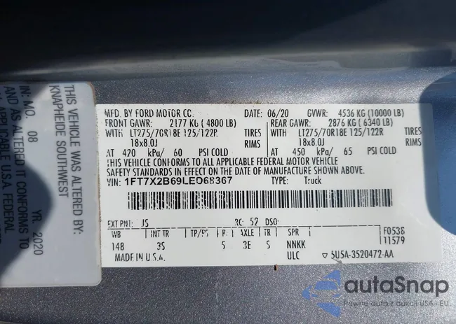 1FT7X2B69LED68367: 43032184