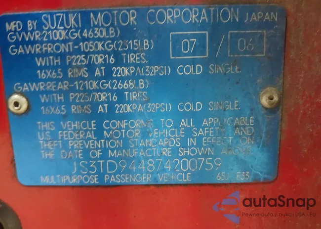 JS3TD944874200759: 43032239