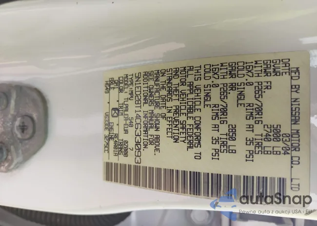 5N1ED28T14C633093: 43033362