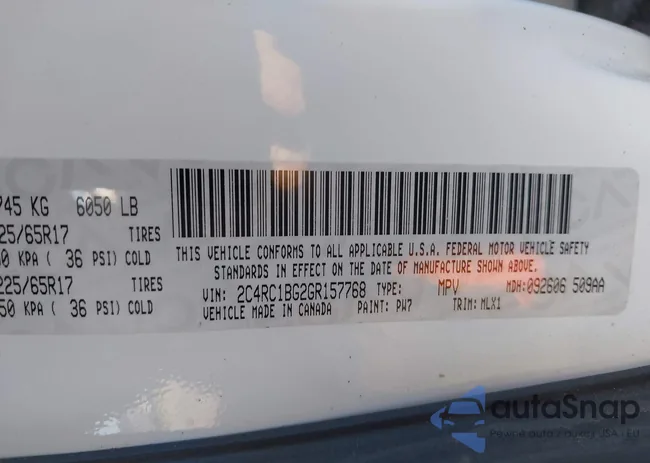 2C4RC1BG2GR157768: 43032866