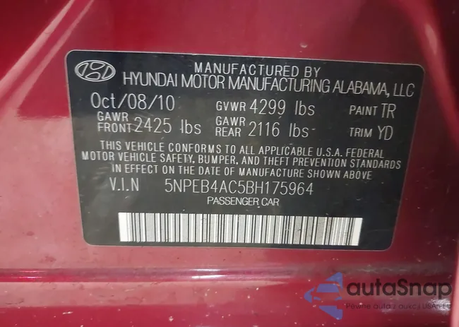 5NPEB4AC5BH175964: 43032922