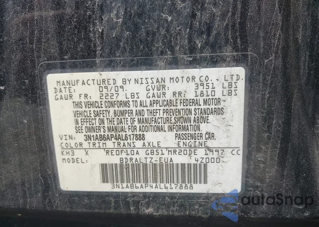 3N1AB6AP4AL617888: 43032981