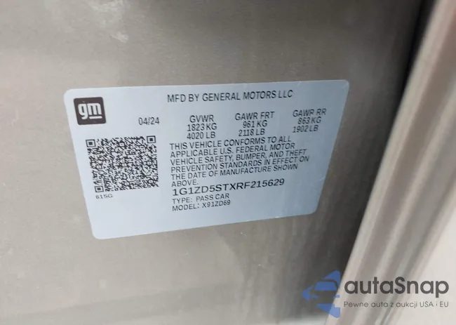 1G1ZD5STXRF215629: 43033075