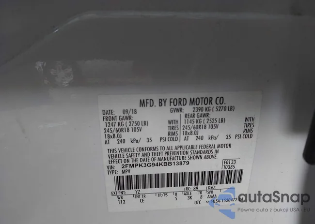 2FMPK3G94KBB13879: 43033146