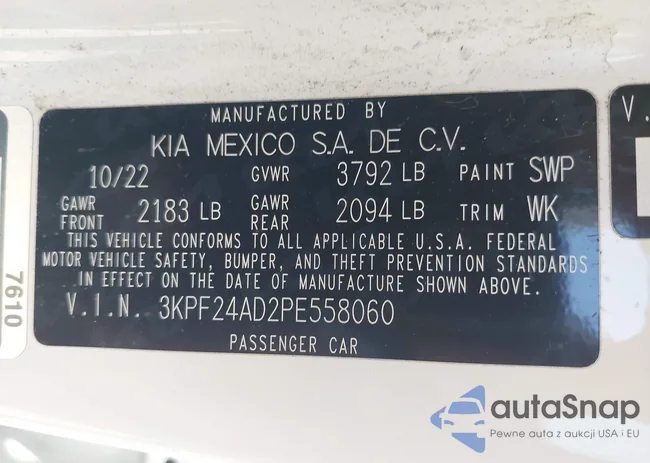 3KPF24AD2PE558060: 43034286