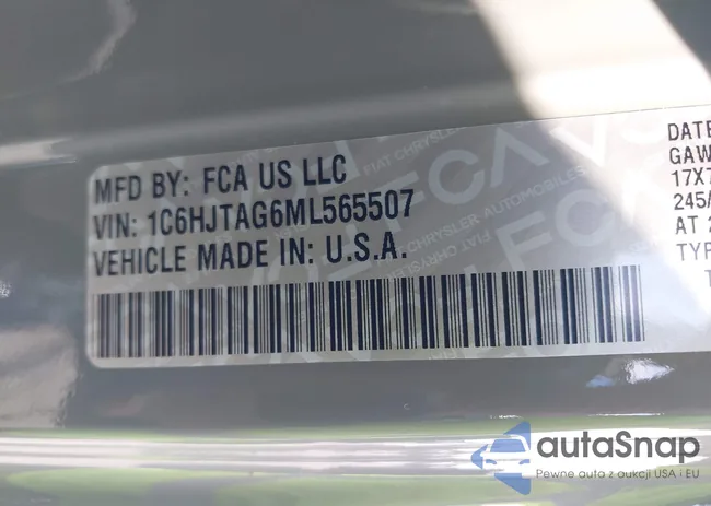 1C6HJTAG6ML565507: 43034438