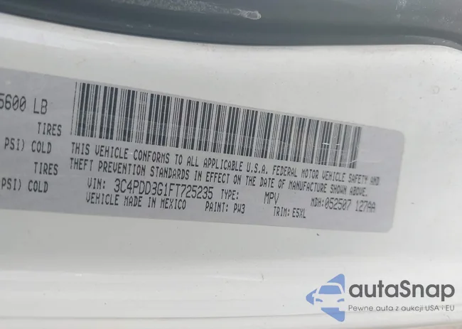 3C4PDCABXJT217662: 43034845