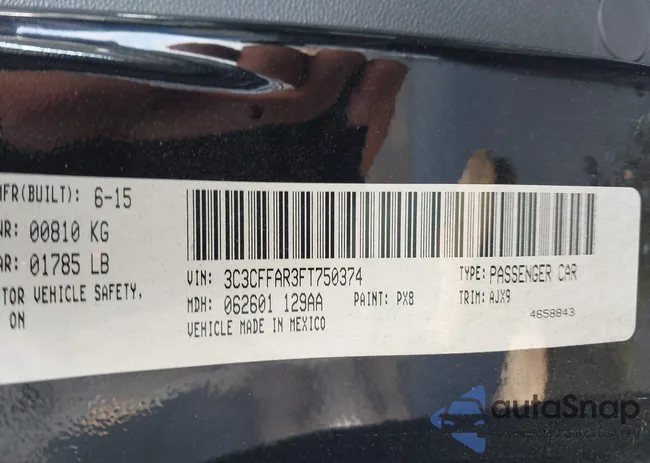 3C3CFFAR3FT750374: 43034196