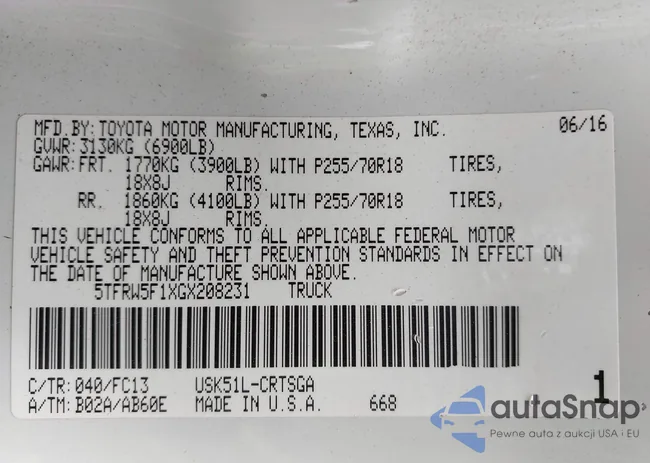 5TFRW5F1XGX208231: 43035319