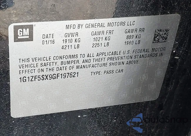 1G1ZF5SX9GF197621: 43035471