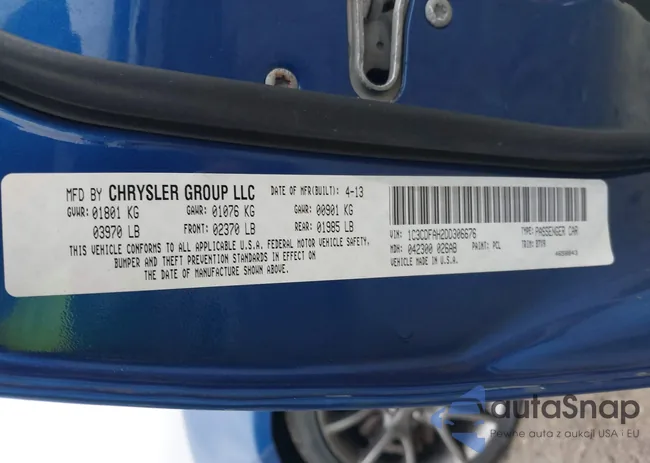 1C3CDFAH2DD306676: 43035535