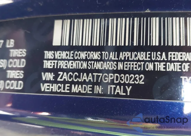 ZACCJAAT7GPD30232: 43035832