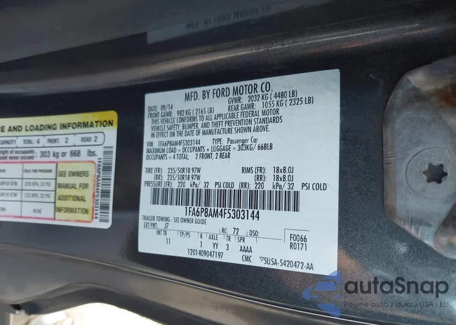 1FA6P8AM4F5303144: 43035210