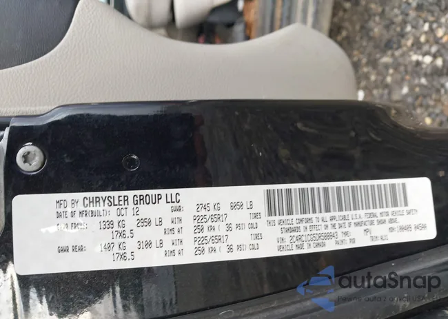 2C4RC1CG5DR588843: 43036533