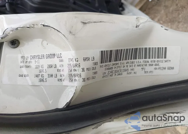 2C4RC1BGXCR133809: 43036599