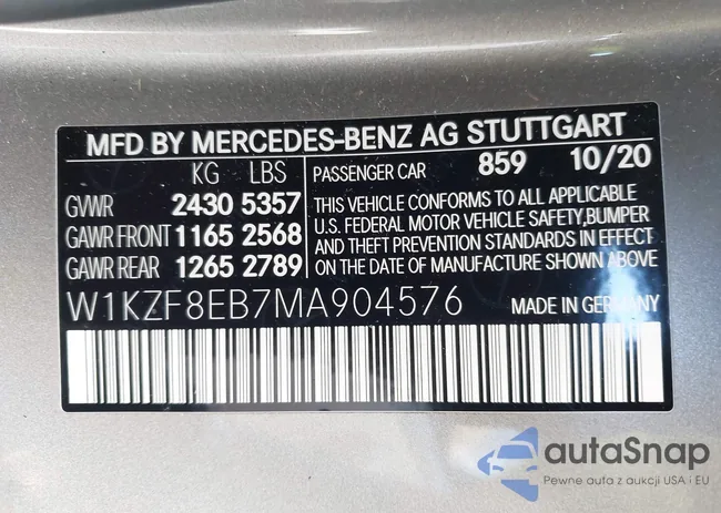 W1KZF8EB7MA904576: 43036663