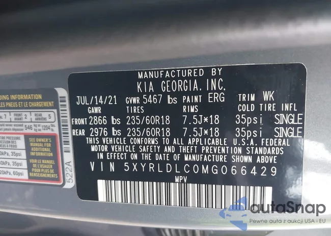 5XYRLDLC0MG066429: 43036796