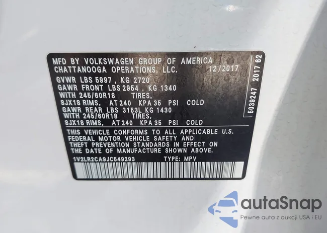 1V2LR2CA9JC549293: 43035859