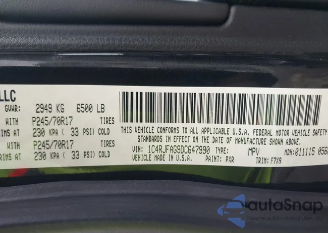 1C4RJFAG9DC647990: 43035921