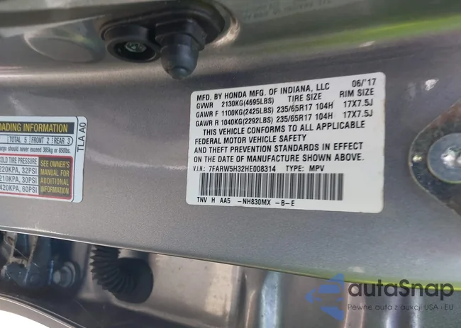 7FARW5H32HE008314: 43036141