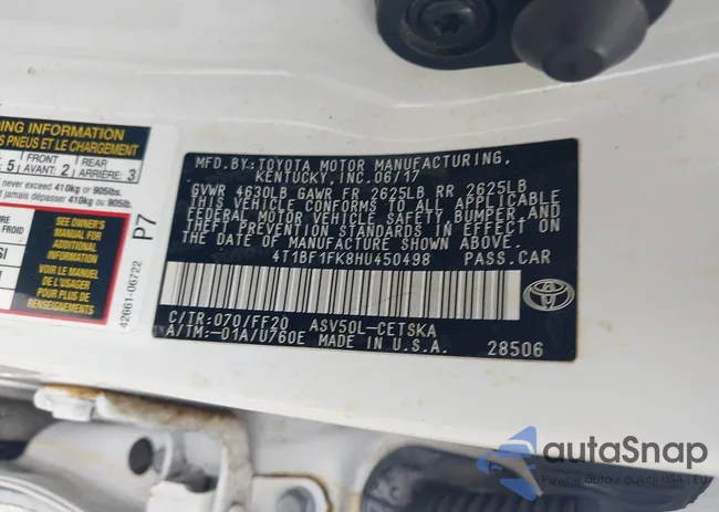 4T1BF1FK8HU450498: 43036186