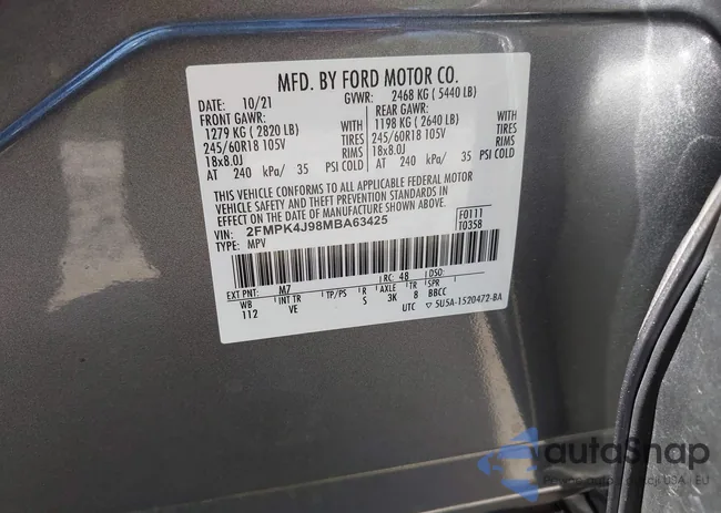 2FMPK4J98MBA63425: 43037046