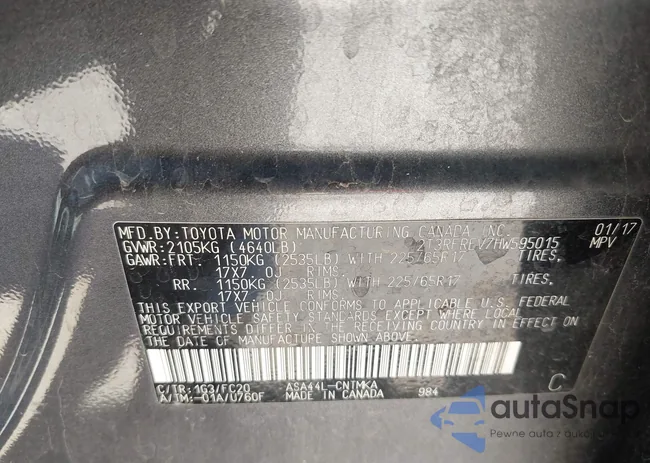 2T3RFREV7HW595015: 43037117